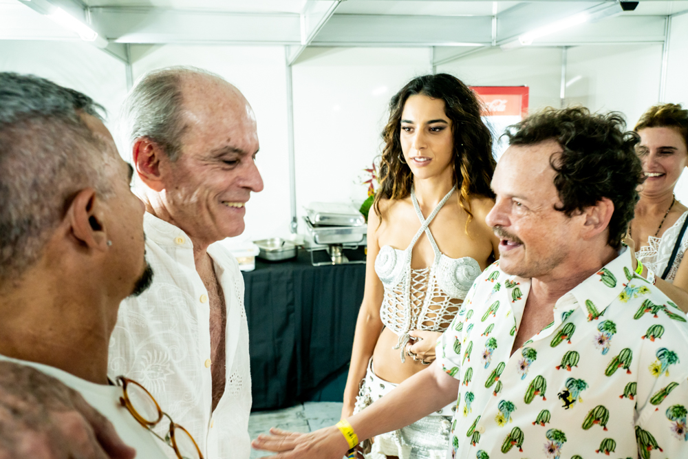 Ney Matogrosso, Marina Sena e Matheus Nachtergaele