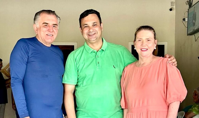 George Valentim visita comunidades de Maranguape ao lado de Lucilvio Girão e Fernanda Pessoa