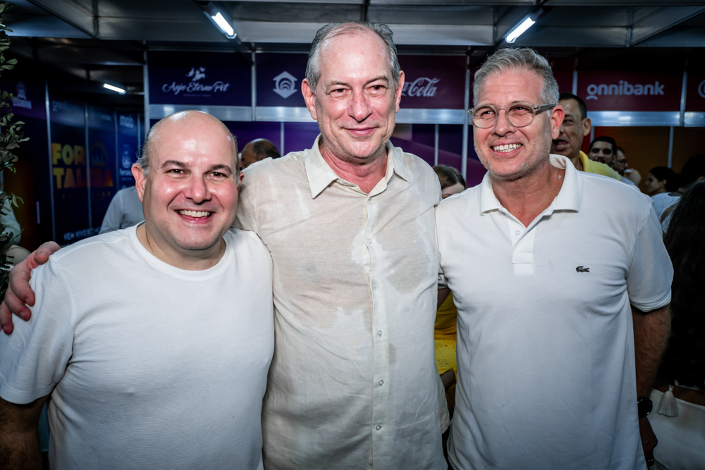 Roberto Claúdio, Ciro Gomes e Jorge Albuquerque