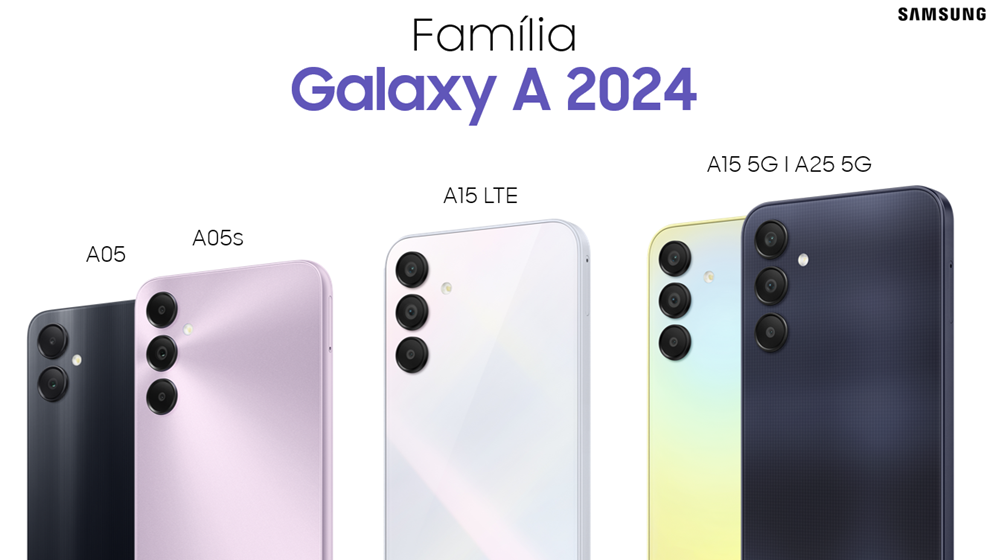 Samsung apresenta novos integrantes da família Galaxy A no Brasil