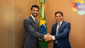 Vice Ministro Da Arábia Saudita, Sultão M. Al Musallam, O Ministro Do Turismo Brasileiro, Celso Sabino