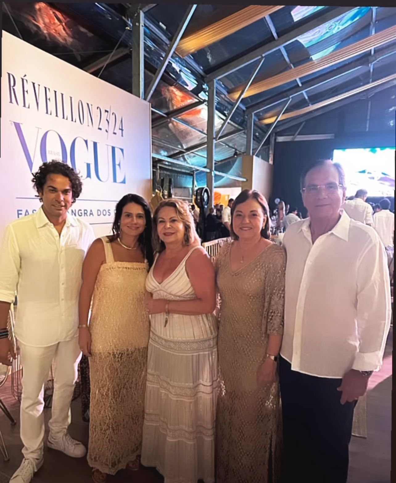 Cearenses curtem virada de ano no Réveillon Vogue, em Angra dos Reis (RJ)