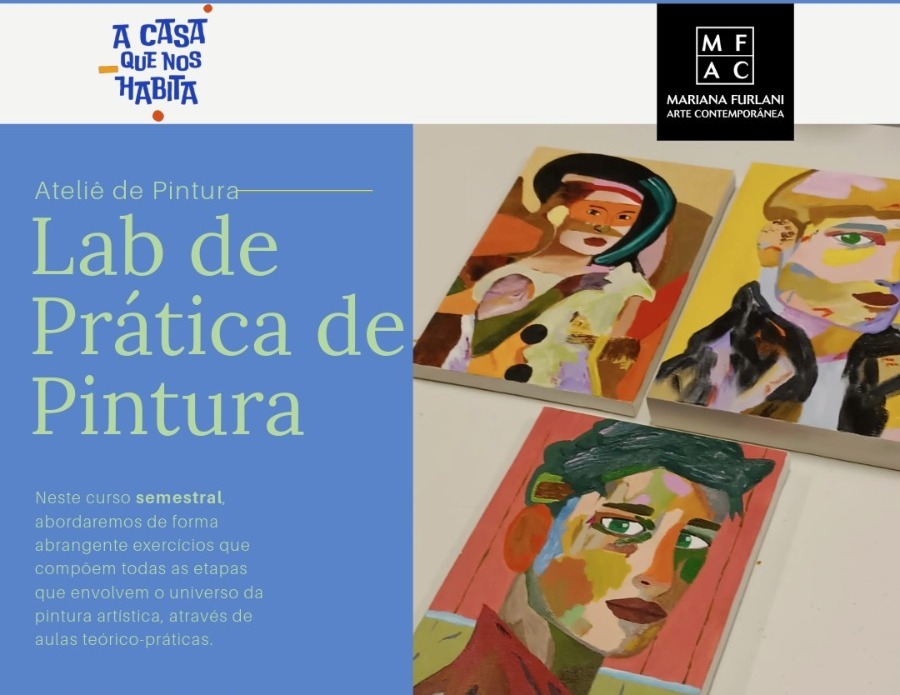 Galeria Mariana Furlani promove laboratório de prática de pintura 