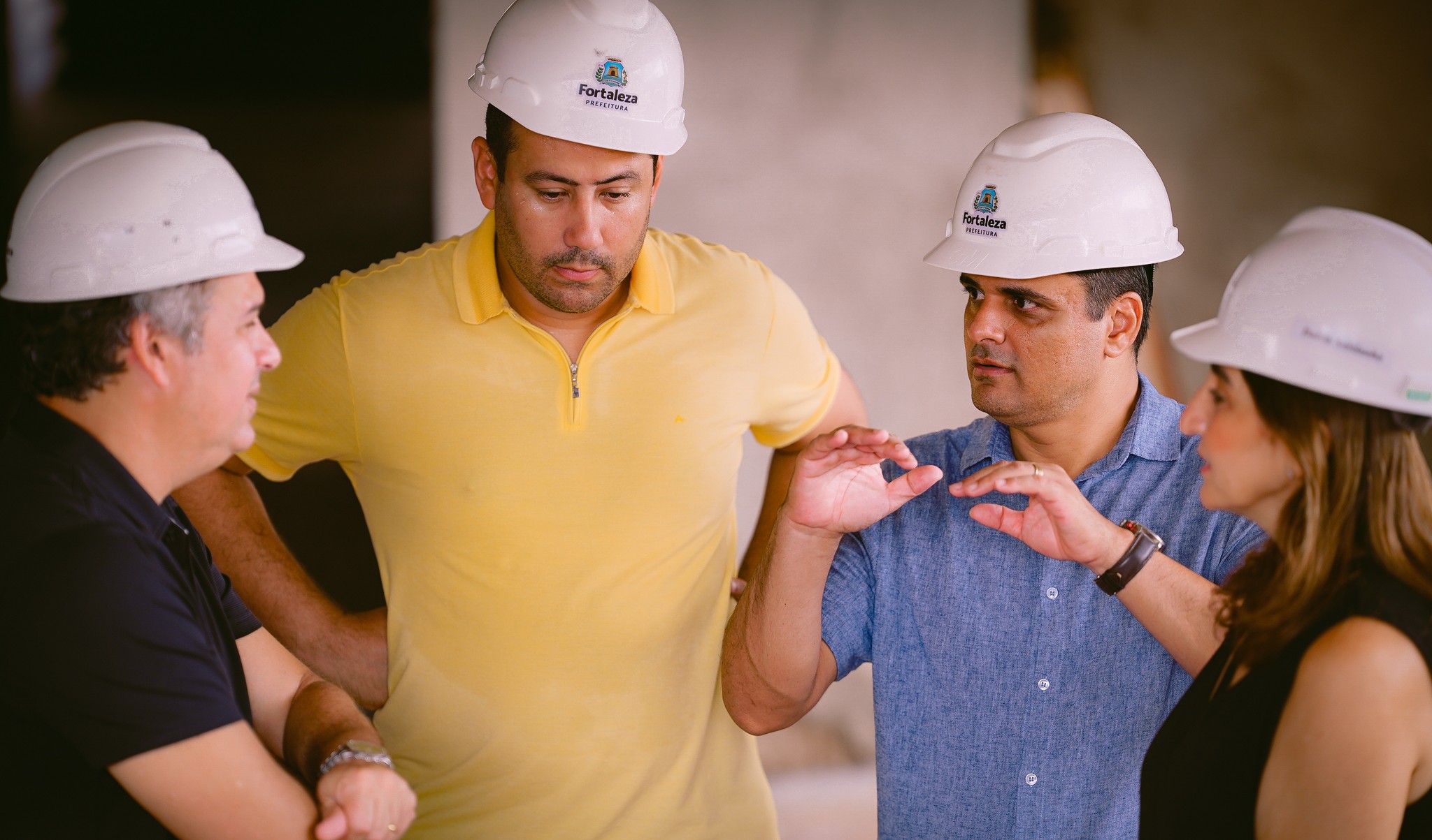 Prefeito em exercício, Gardel Rolim visita obras da Educação em Fortaleza
