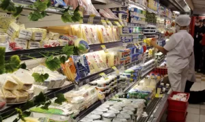 Alimentos, Supermercado, Laticínios, Queijo Foto Agência Brasil