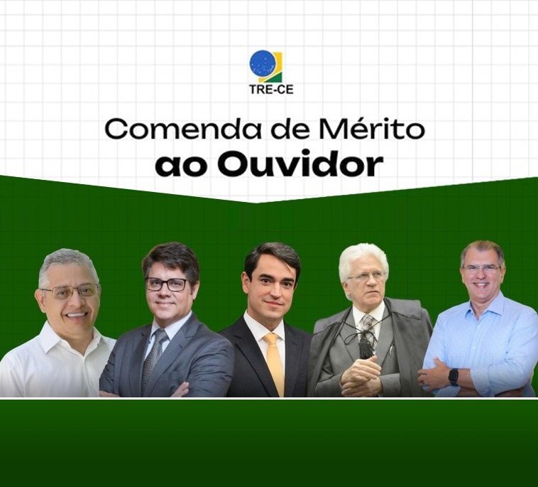 TRE-CE homenageia cinco personalidades com a Comenda do Mérito ao Ouvidor