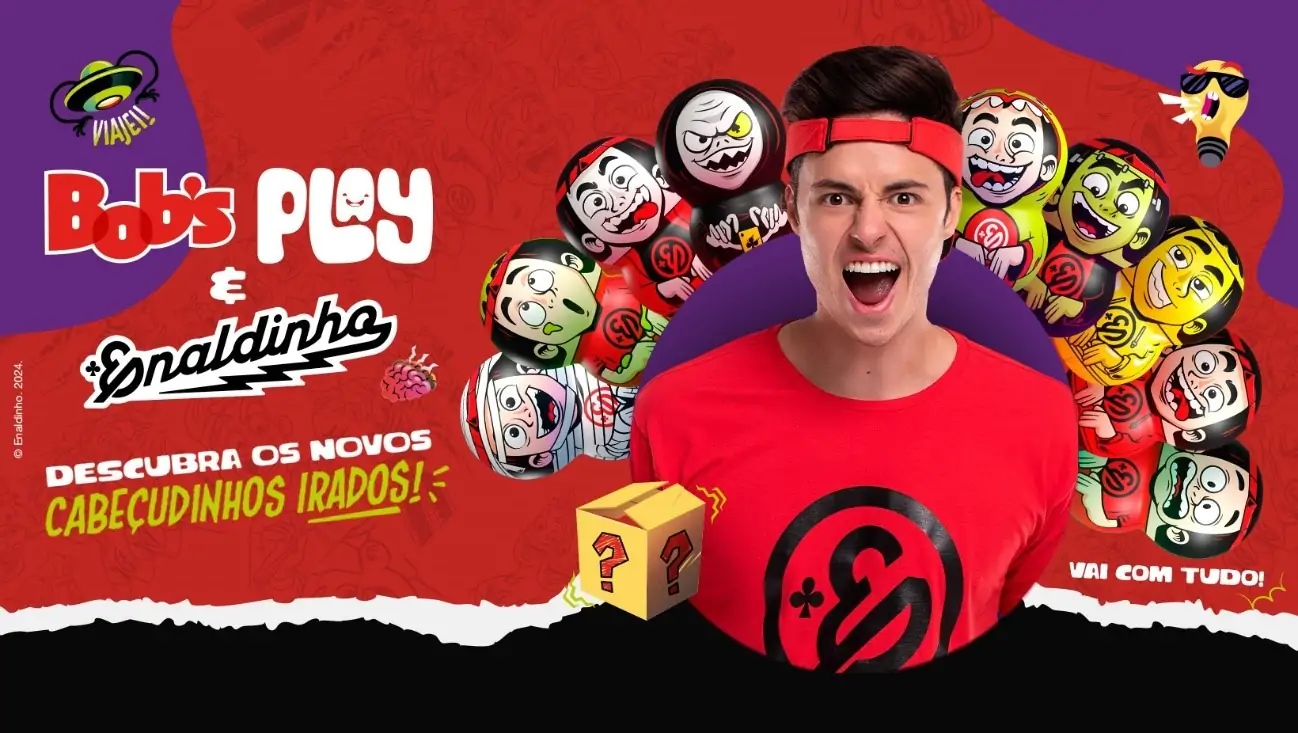 Bob’s fecha parceria inédita com o brasileiro mais assistido do Youtube em 2023