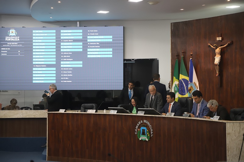 Fortaleza, Ce. 07.02.2024: Sessão Plenária Na Câmara Municipal De Fortaleza. (foto: Mateus Dantas / Cmfor)