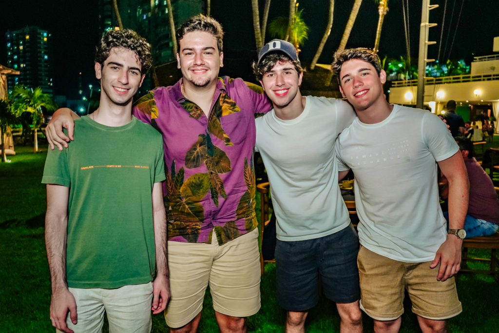 Lucas Faria, Filipe Siqueira, Jaime Pinheiro E Guilherme Burlamaque