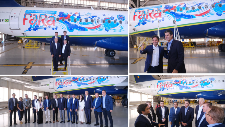 MTur e Azul apresentam primeira aeronave temática pelo projeto Conheça o Brasil Voando