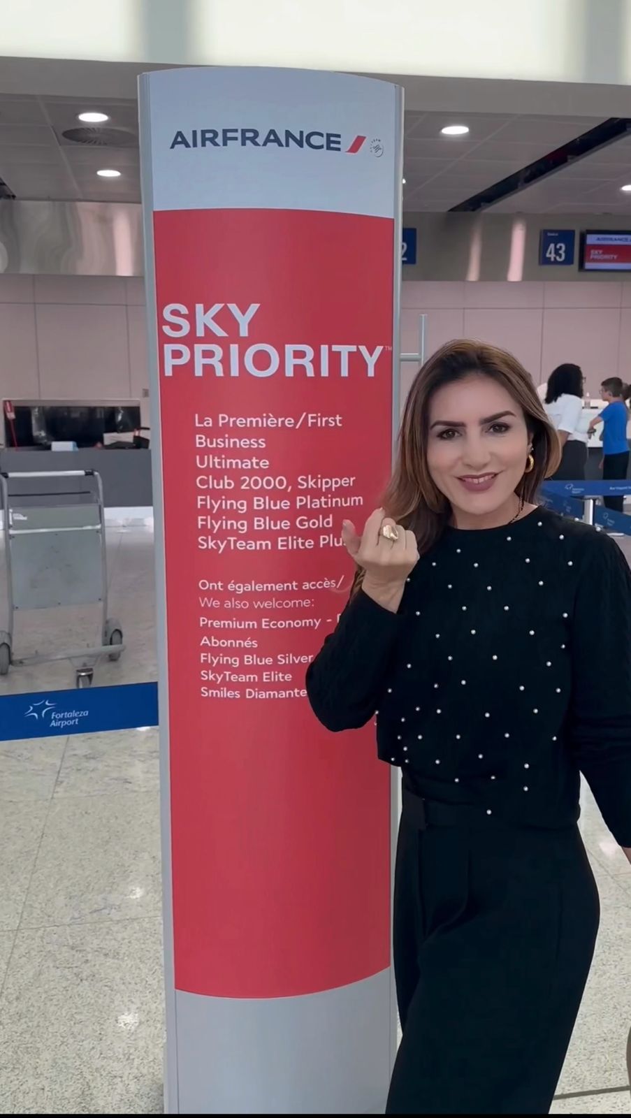 Jaqueline Maia viaja para Paris a convite da Air France