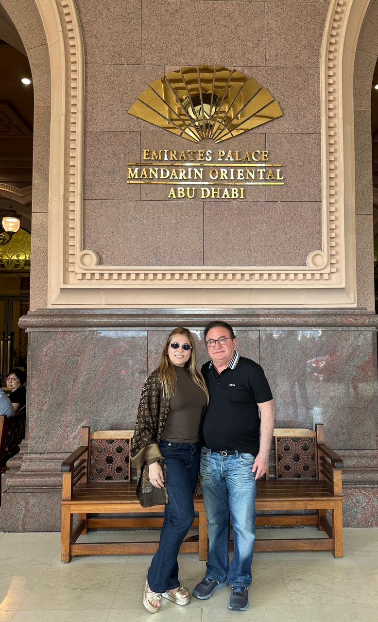 Morgana e Manoel Linhares aproveitam temporada de lazer em Dubai