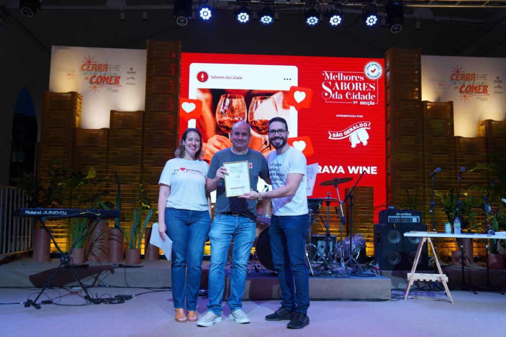 Brava Wine ganha título de melhor Wine Bar, pelo 2° ano consecutivo, por meio do prêmio Melhores Sabores da Cidade