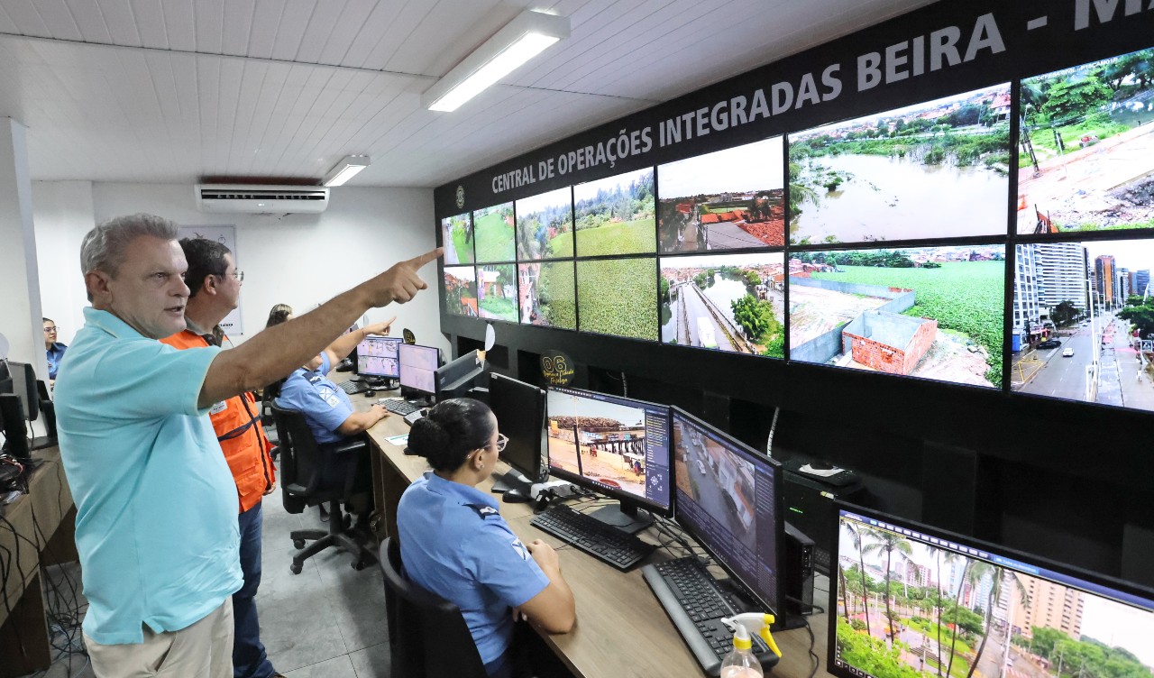 Sarto realiza monitoramento da chuva em Fortaleza