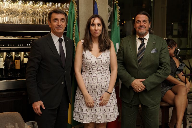 Embaixador da Itália se encontra com expoentes da cultura italiana no DOC Trattoria & Wine Bar