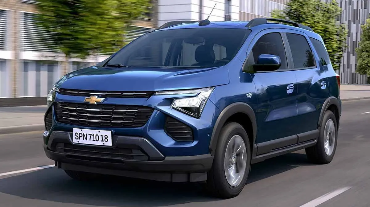 Chevrolet Spin 2025: Modelo passou por facelift e terá quatro versões