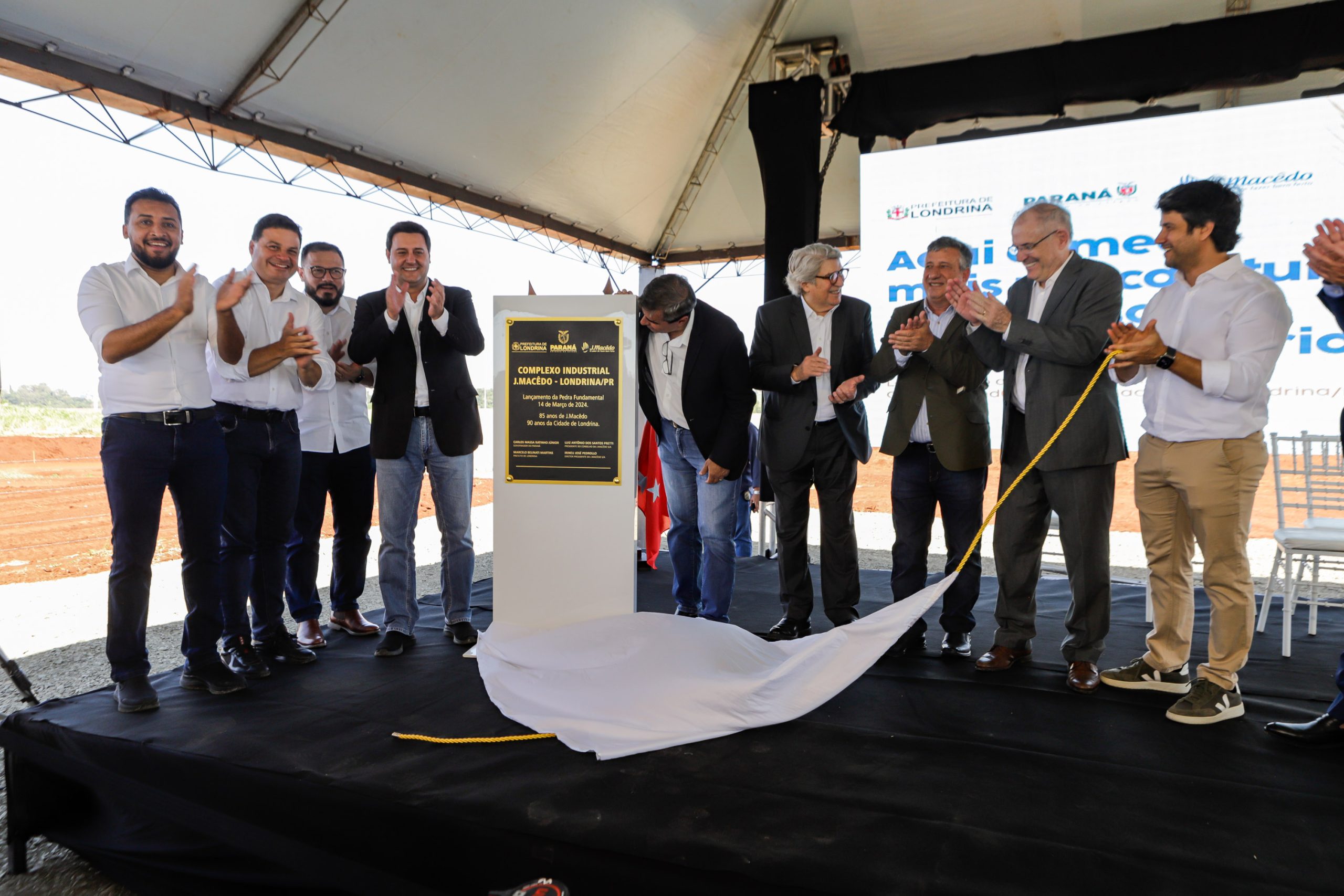 J. Macêdo lança pedra fundamental do seu Complexo Industrial em Londrina (PR)