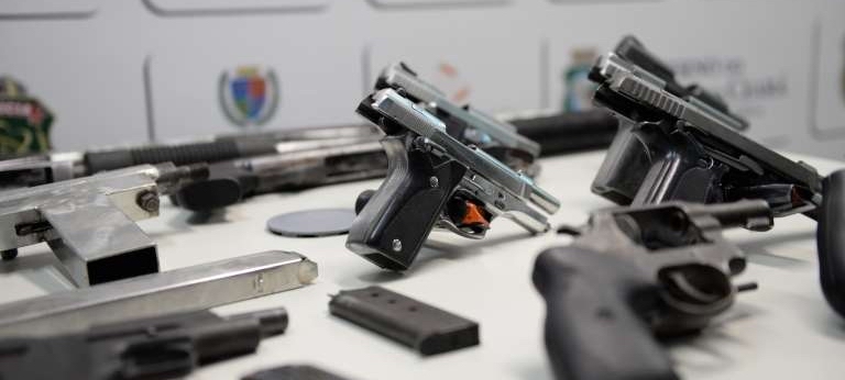 Fortaleza registra aumento de 30,4% nas apreensões de armas de fogo em fevereiro