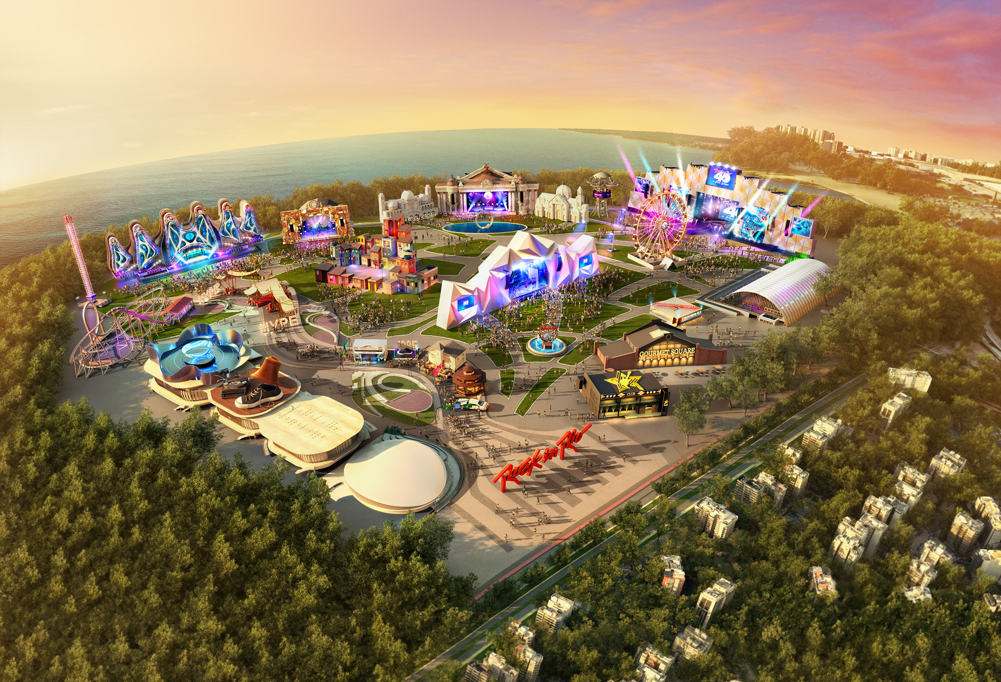 Rock in Rio anuncia mapa da Cidade do Rock e novas atrações para o line-up da edição de 40 anos