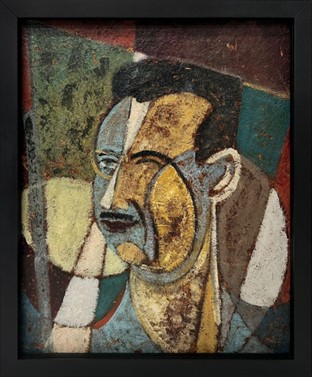 Pintura de Sérgio Milliet recém integrada ao acervo do MAM São Paulo é exibida na Biblioteca