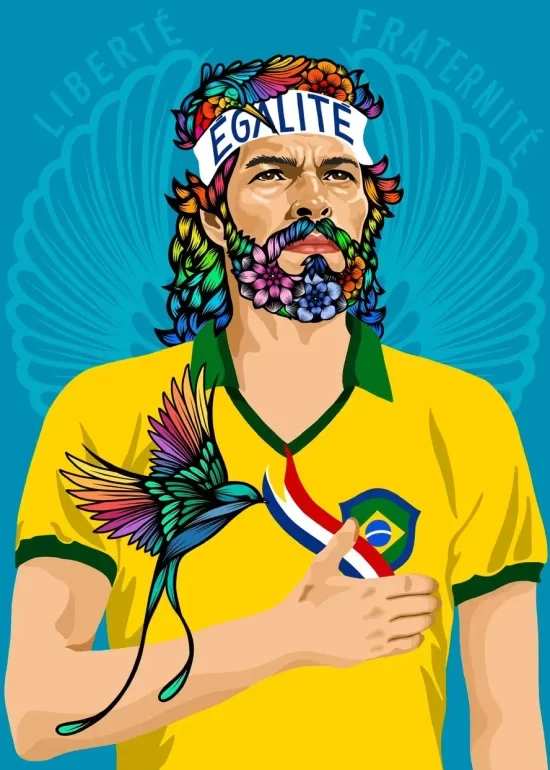 Sócrates é homenageado na França e vira nome de rua em Vila Olímpica