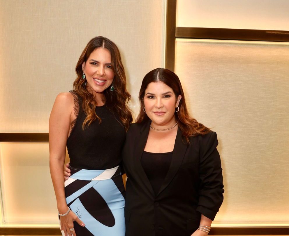 Ana Carolina Esteves, head da Diamond Design, e Ju Ferraz unem talentos em evento de lançamento da collab em São Paulo