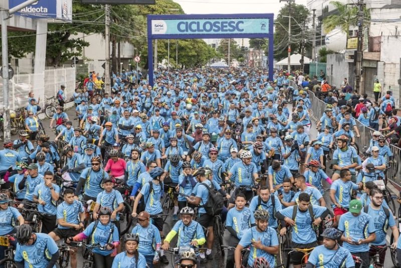 CONSCIENTIZAÇÃO COLETIVA - CicloSesc: maior passeio ciclístico do Ceará recebe inscrições para a 27ª edição