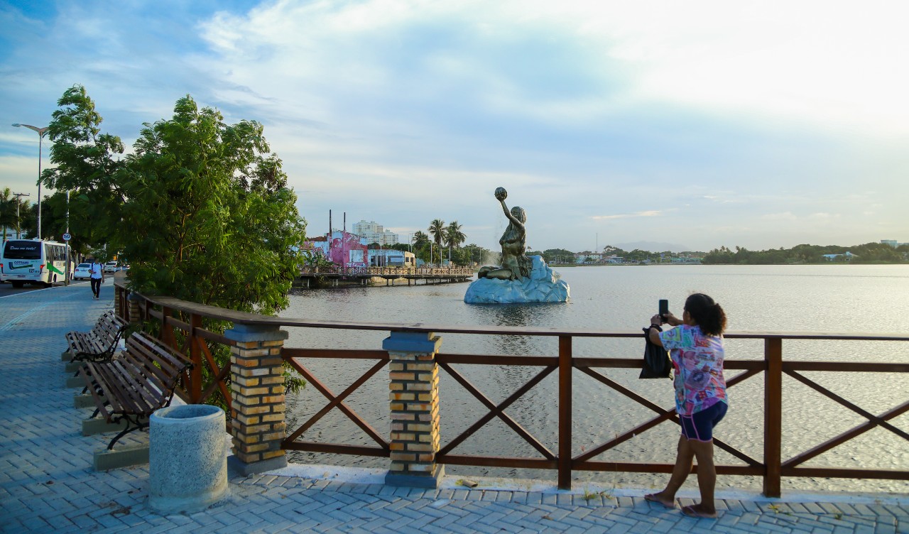 Sarto inaugura requalificação da Lagoa da Messejana e estátua de Iracema Sarto inaugura requalificação da Lagoa da Messejana e estátua de Iracema