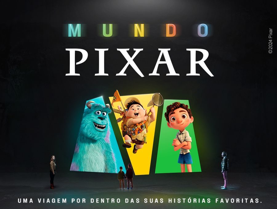 Brunch revelará detalhes exclusivo sobre a exposição Mundo Pixar à imprensa e convidados