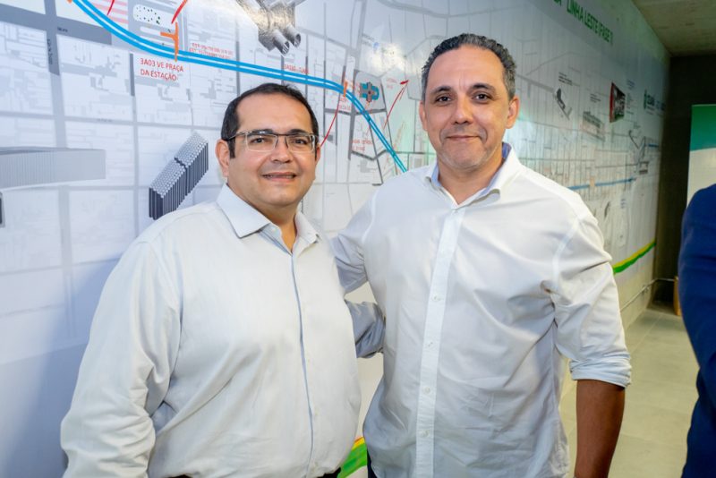 Máquinas em ação - Visita da construção da Linha Leste do Metrô de Fortaleza
