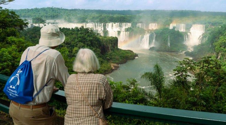 Turistas, Turistas Estrangeiros, Turistas Internacionais, Cataratas Foto Embratur