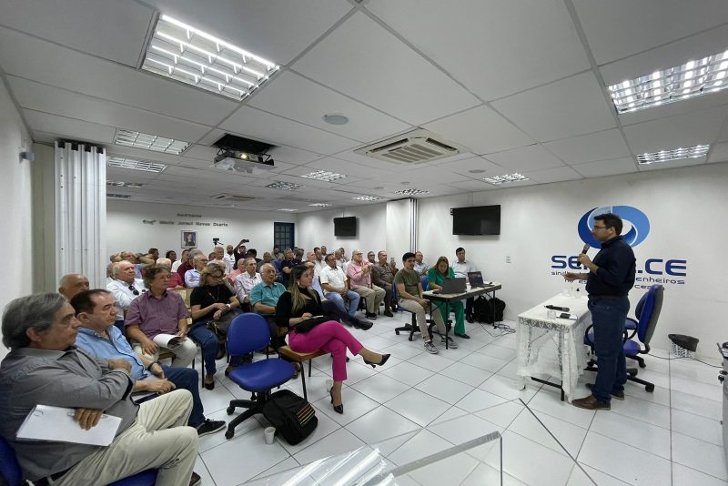 Representantes do Consórcio Santa Quitéria ministram palestra na Academia Cearense de Engenharia