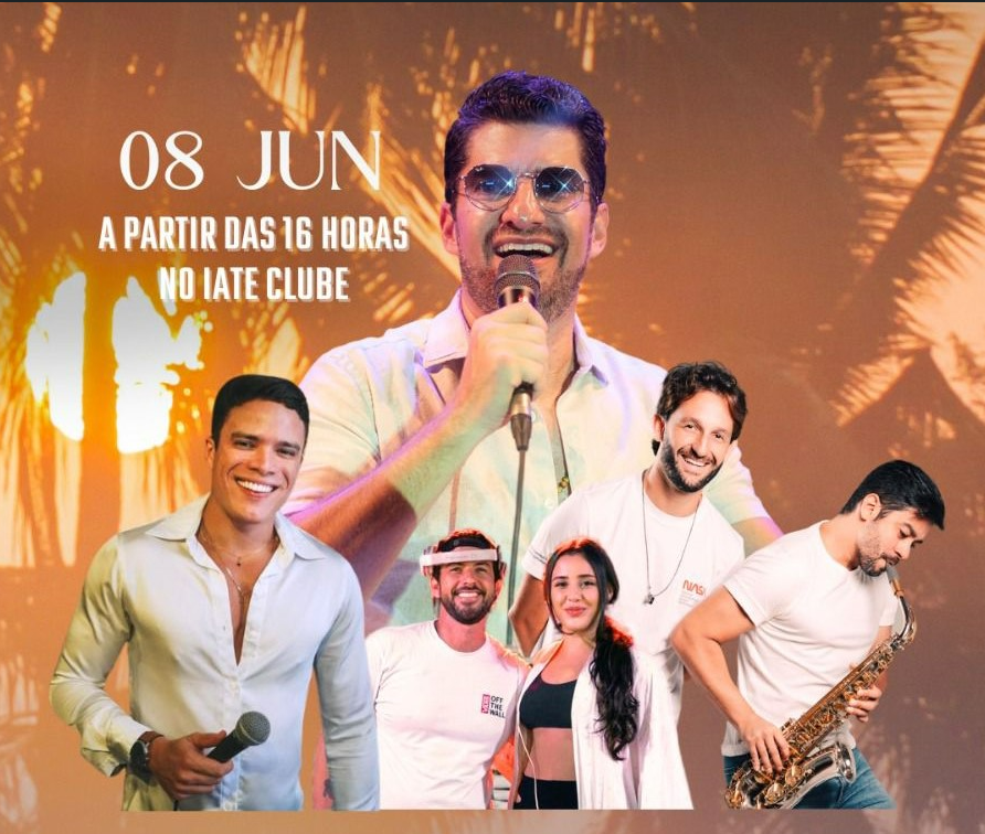 SUNSET dos namorados com Paulo Benevides, Marcos Lessa, Sax in the House e Project Us, no Iate Clube de Fortaleza