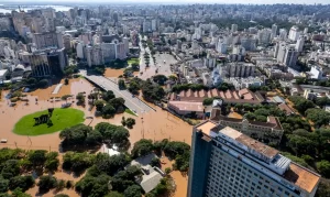 Enchentes, Porto Alegre Foto Gustavo Mansur Palácio Piratini