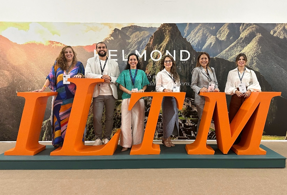 Integrantes da Wee Travel participam da ILTM Latin America 2024, em São Paulo
