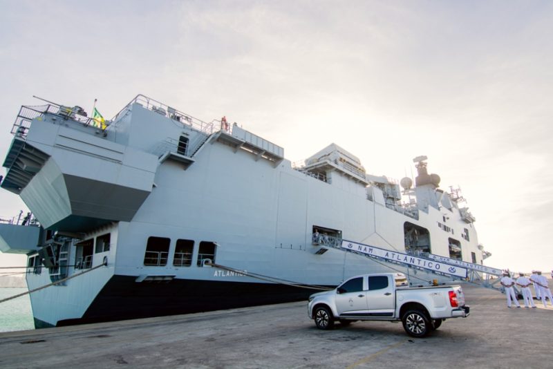 NAM Atlântico deslocado para reforçar a operação de resgate no Rio Grande do Sul