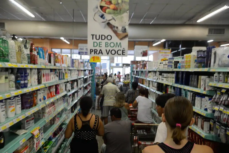 Supermercado, Comércio, Comércio Varejista, Varejo, Consumidores Foto Agência Brasil