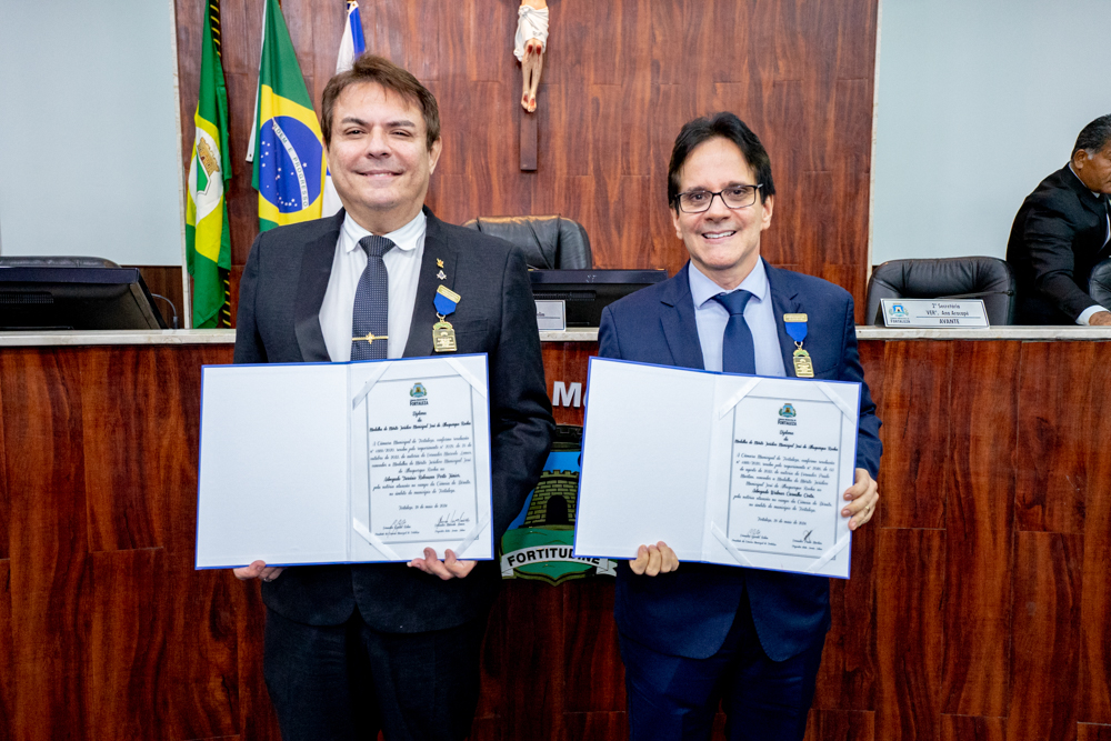 Medalha do Mérito Jurídico Municipal é concedida aos advogados Tarcísio Porto e Walmar Costa