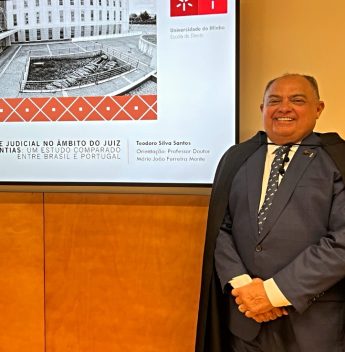 Teodoro Silva Santos conquista título de pós-doutor na Universidade do Minho
