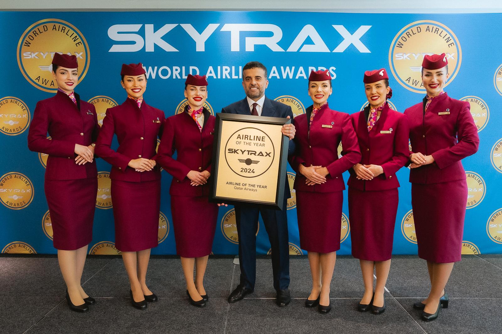 Qatar Airways garante o título de ‘Companhia Aérea do Ano’ da Skytrax, retornando ao topo pela oitava vez