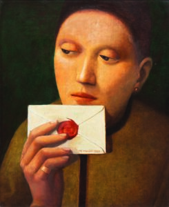 Reynaldo Fonseca, Carta, 1980, Óleo Sobre Eucatex, 44,8 X 36,6 Cm, Coleção Família Reynaldo Fonseca, Recife Pe