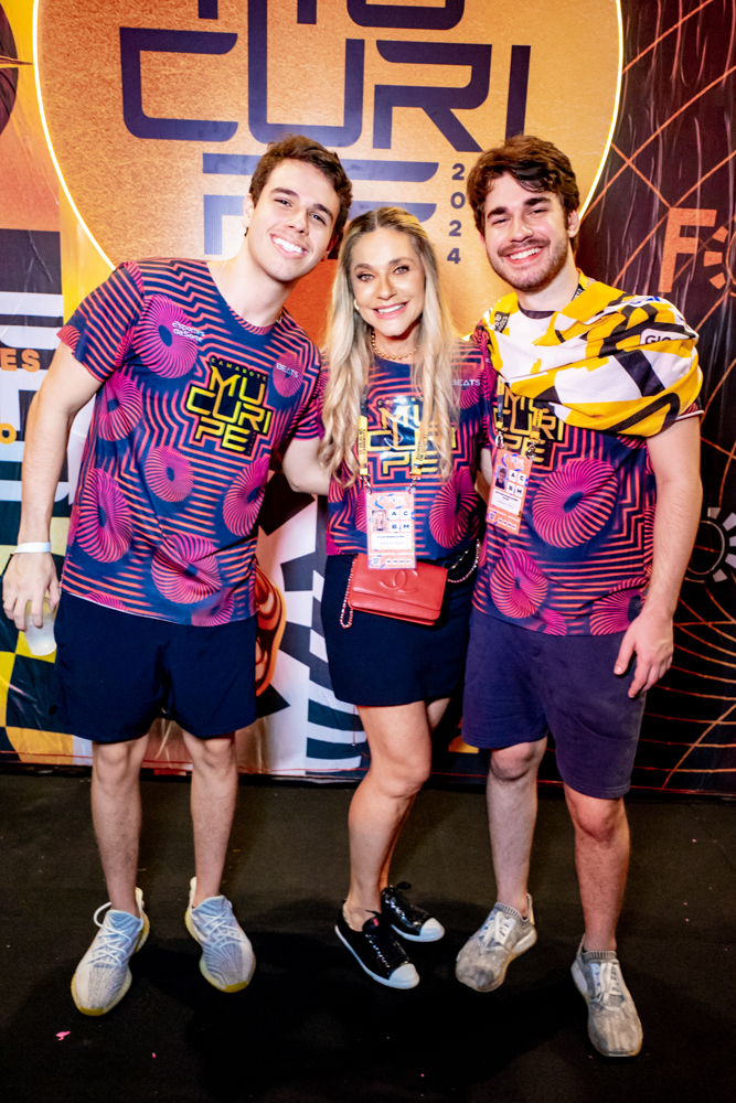 Igor Fontenelle, Célia Magalhães E Arthur Magalhães