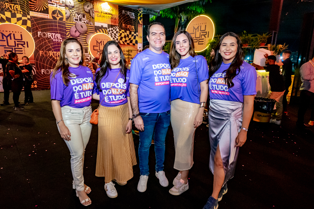 Lívia Rodrigues, Sâmia Farias, Marcelo Paz, Jade Romero E Glória Matos