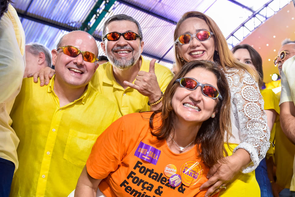 Roberto Cláudio, Élcio Batista E Dalila Saldanha