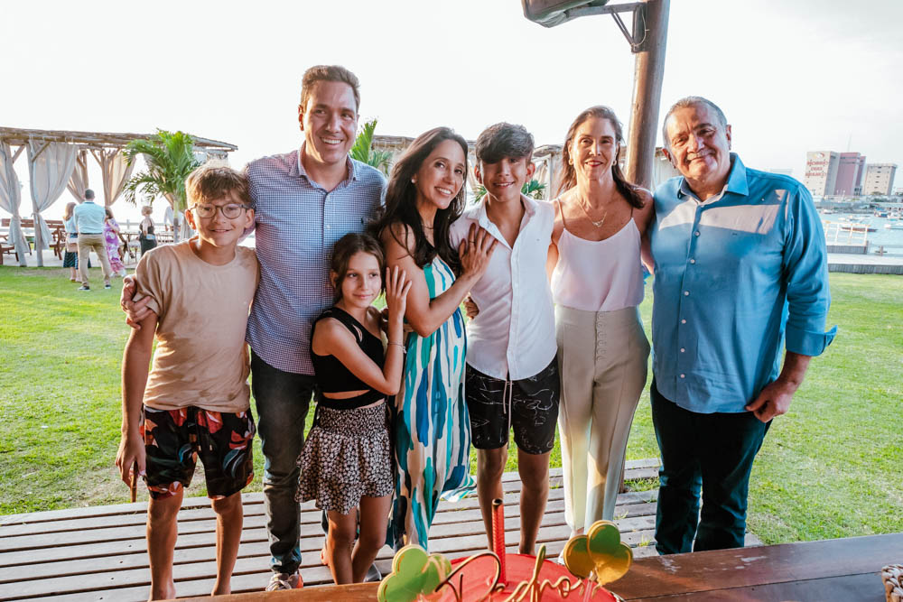 João Henrique, Eduardo, Nádia, Maria Luiza E Pedro Bismarck, Gláucia E Bismarck Maia
