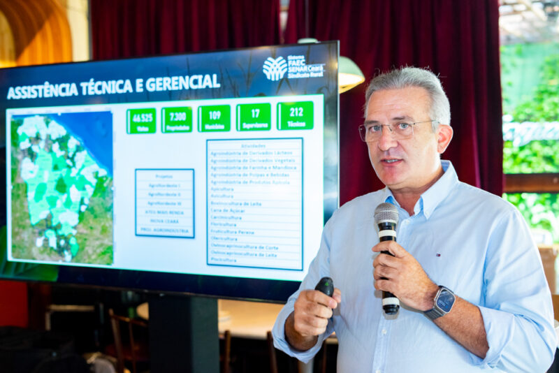 Agronegócio - CDL Jovem Fortaleza promove Almoço Empresarial com Amílcar Silveira, presidente da FAEC