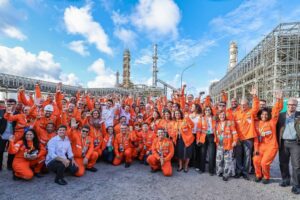 Lula E Equipes Da Petrobras Na Refinaria Pernambucana De Abreu E Lima, Em 18 De Janeiro Deste Ano Foto Ricardo Stuckert