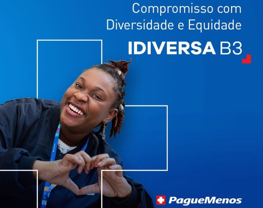 Rede farmacêutica cearense integra o IDIVERSA B3 pelo segundo ano seguido Rede farmacêutica cearense integra o IDIVERSA B3 pelo segundo ano seguido