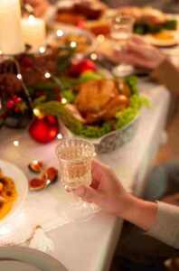 Ceia De Natal, Cesta De Natal, Festas De Fim De Ano Foto Freepik