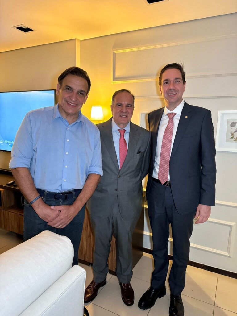 
				Dep. Hugo Leal, Dr. Murillo De Aragão E Dep. Eduardo Bismarck
				